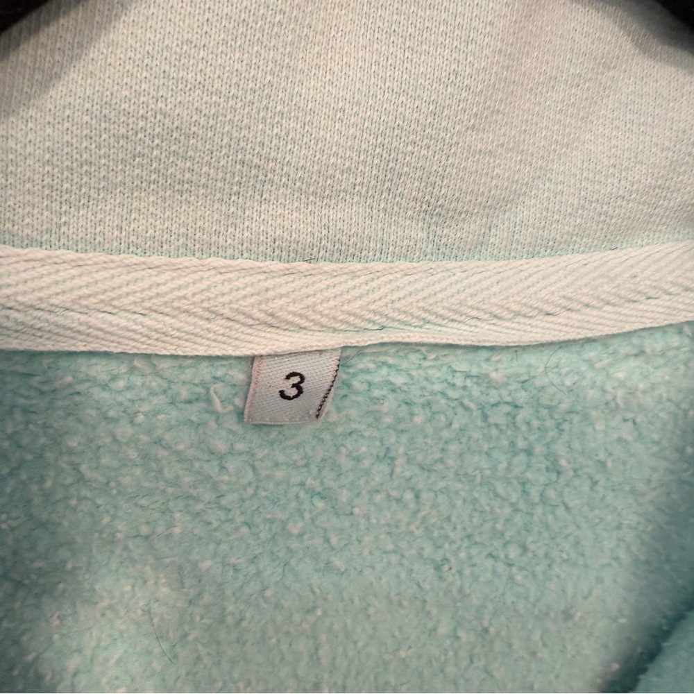 Sloppy Joe Diana Zip Neck in Mint Green - Picture 3 of 6